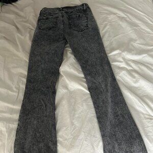 Women's Black and Grey Jeans